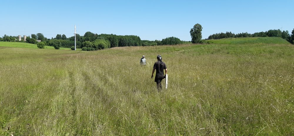 3. Badania geofizyczne na stanowisku archeologicznym w m. Haćki (badania pilotażowe w ramach Programu AZP+). Fot. Z. Misiuk