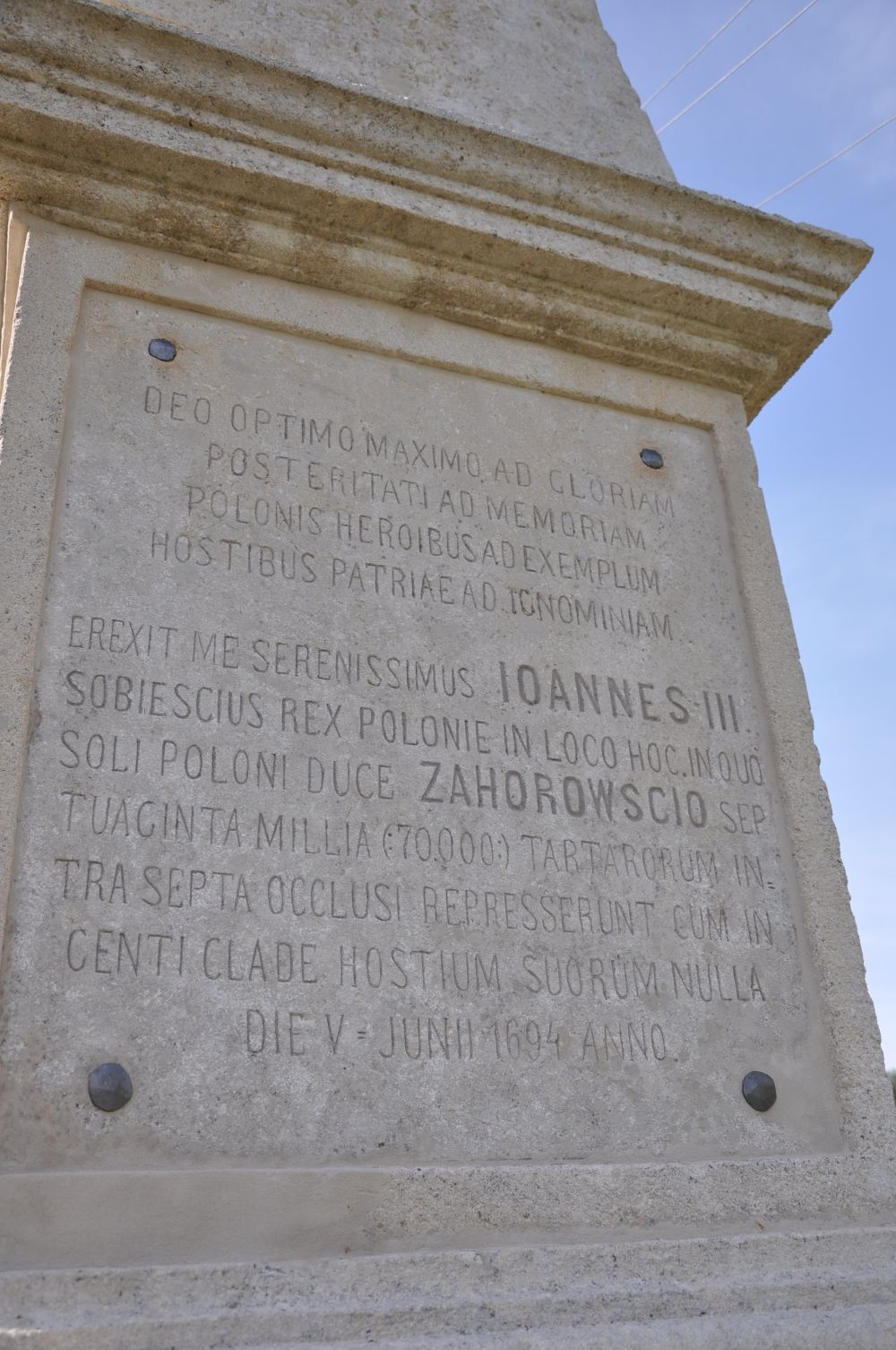 Pomnik bitwy pod Hodowem. Fot. Mikołaj Falkowski.