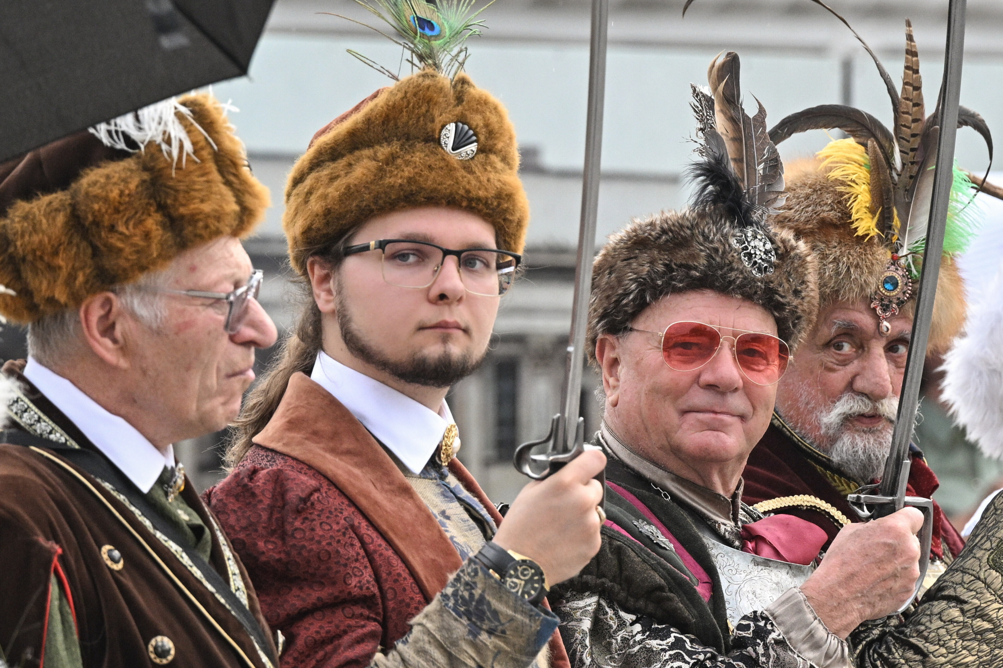 Bractwa kurkowe podczas uroczystości z okazji Tysiąclecia Koronacji Pierwszych Królów Polski. Fot. PAP/Radek Pietruszka
