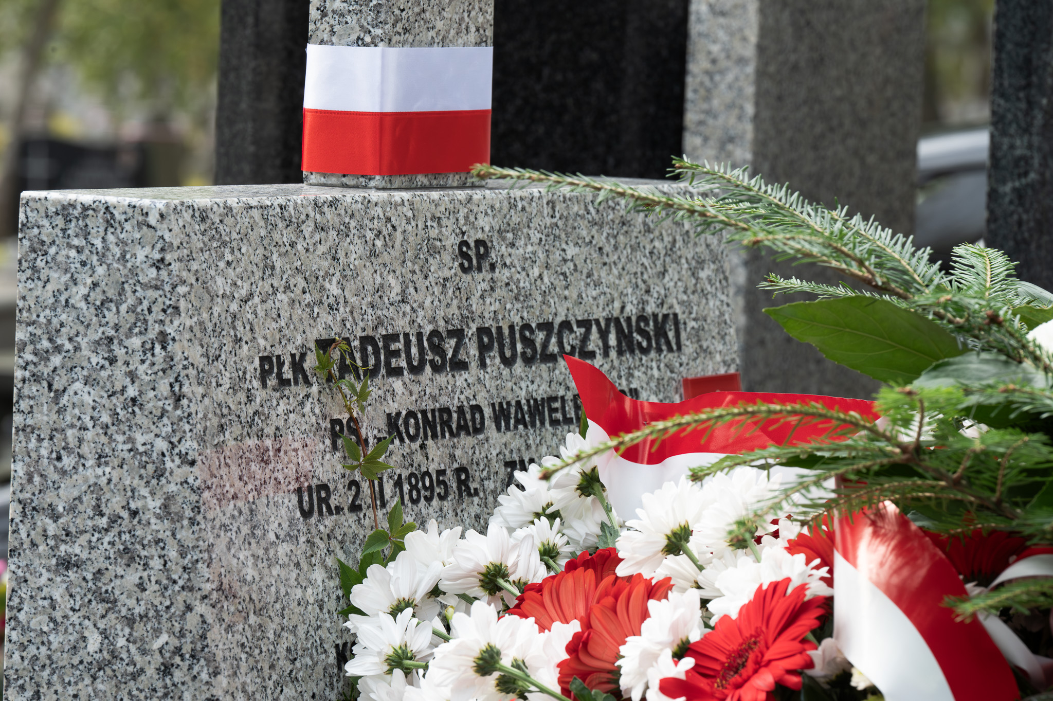 IPN oznaczył znakiem pamięci „Tobie Polsko” grób Tadeusza Puszczyńskiego. Fot. Krzysztof Łojko/IPN