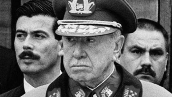 Augusto Pinochet. Fot.PAP/Reprodukcja