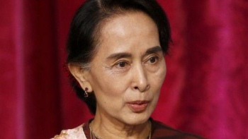 Aung San Suu Kyi. Fot. PAP/EPA