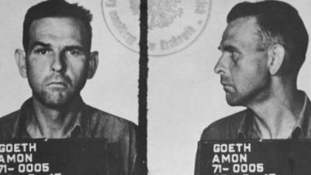 Amon Goeth w więzieniu. 29.VIII.1945. Fot. Wikimedia Commons