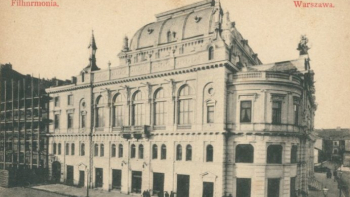 Filharmonia Warszawska. 1901 r. Źródło: CBN Polona