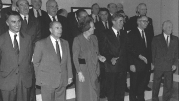 Szczyt EWG w Maastricht. 09.12.1991. Fot. PAP/CAF/Archiwum 