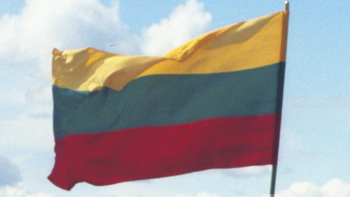 Flaga Litwy. Fot. PAP/I. Sobieszczuk