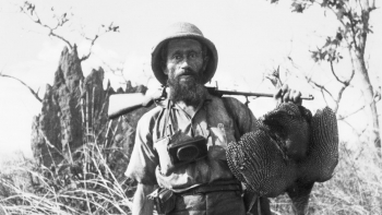Kazimierz Nowak w czasie podróży po Afryce. Sudan, 1934 r. Fot. NAC