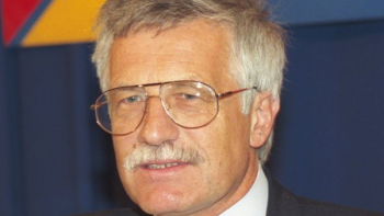 Premier Republiki Czeskiej Vaclav Klaus. Fot. PAP/J. Mazur 