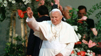 Papież Jan Paweł II we Wrocławiu. 31.05.1997. Fot. PAP/CAF