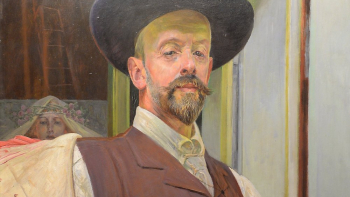 Autoportret Jacka Malczewskiego w Muzeum im. Jacka Malczewskiego w Radomiu. Fot. PAP/P. Polak 