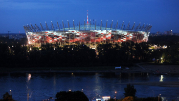  Stadion Narodowy w Warszawie po meczu rozpoczynającym piłkarskie mistrzostwa Europy - Euro 2012. Fot. PAP/G. Jakubowski