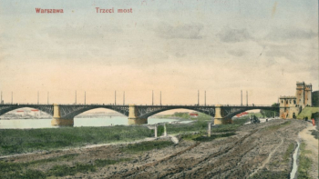 Warszawa - "trzeci most". Ok. 1914 r. Źródło: CBN Polona