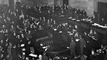Uchwalenie przez Sejm nowej konstytucji. 23.03.1935. Fot. NAC