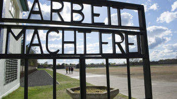 Teren byłego niemieckiego obozu koncentracyjnego Sachsenhausen. Fot. PAP/EPA