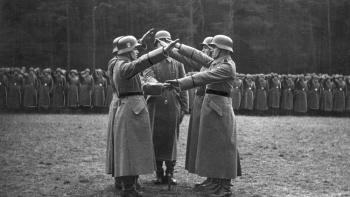 Zaprzysiężenie 14. Dywizji Grenadierów Waffen SS "Galizien". 04.1943. Fot. NAC
