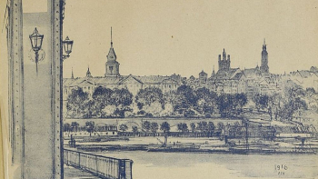 Zamek Królewski w Warszawie. 1916 r. Źródło: CBN Polona