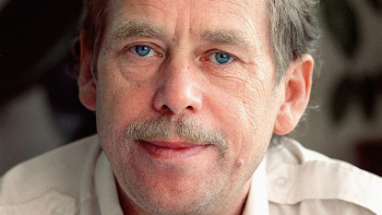 Vaclav Havel - jeden z liderów "Karty 77". 1989 r. Fot. PAP/EPA