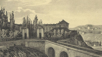 Zamek w Grodnie, w którym obradował ostatni sejm Rzeczypospolitej szlacheckiej. Źródło: CBN Polona