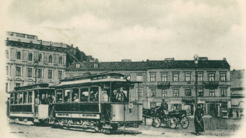 Łódź - pocztówka 1898-1914. Źródło: CBN Polona