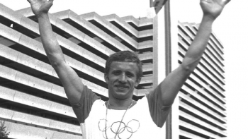Janusz Pyciak-Peciak. Montreal, 1976. Fot. PAP/CAF/Z. Matuszewski 