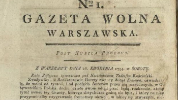 „Gazeta Wolna Warszawska”. Źródło: Wikimedia Commons