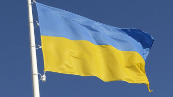 Flaga Ukrainy. Fot. PAP/D. Delmanowicz