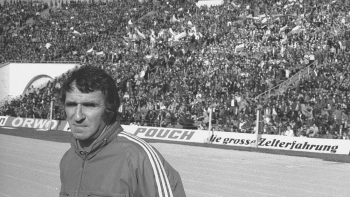 Trener Antoni Piechniczek; eliminacyjny mecz do Mistrzostw Świata Polska – NRD. Niemcy, 1981. Fot. PAP/CAF/A. Hawałej