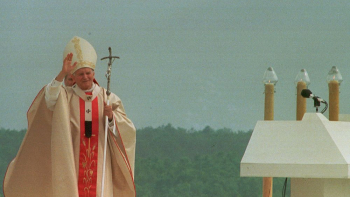 III pielgrzymka papieża Jana Pawła II do Polski. Lublin, 09.06.1987. Fot. PAP/T. Prażmowski