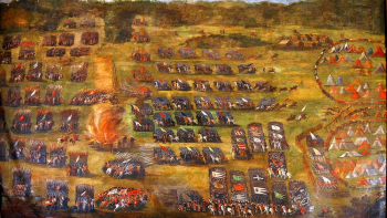 Bitwa pod Kłuszynem – obraz Szymona Boguszowicza. Źródło: Wikimedia Commons