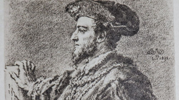 Zygmunt II August na rysunku Jana Matejki. Fot. PAP/Reprodukcja