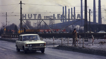 Huta im. Lenina. 1980 r. Fot. PAP/W. Kryński