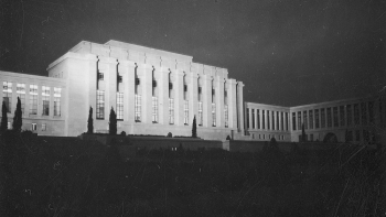 Siedziba Ligi Narodów w Genewie. 1933–1938. Fot. NAC