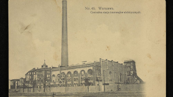 Budynek Elektrowni Tramwajów Miejskich. Przed 1914 r. Źródło: CBN Polona