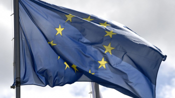 Flaga Unii Europejskiej. Fot. PAP/D. Delmanowicz