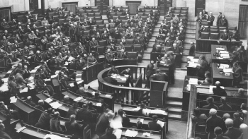 Posiedzenie Sejmu. 1931 r. Fot. NAC