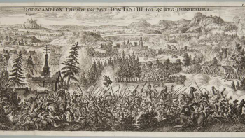 „Bitwa pod Komarnem”, Romeyn de Hooghe. Źródło: Wikimedia Commons