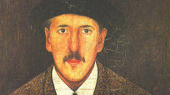 Autoportret Tadeusza Makowskiego. Źródło: Wikimedia Commons