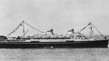 Transatlantyk MS "Piłsudski", fot. Wikipedia