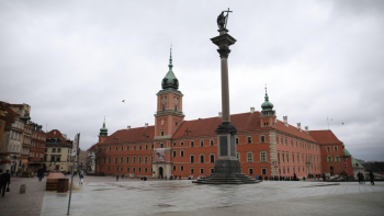 Kolumna króla Zygmunta III Wazy przed Zamkiem Królewskim w Warszawie, fot. PAP/A. Zawada