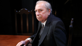 Jerzy Stuhr (1947-2024) w 2024 r. Fot. PAP/Rafał Guz