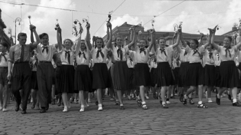 Członkowie Związku Młodzieży Polskiej. Fot. PAP/J. Prażuch