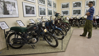 Muzeum motocykli WSK w Świdniku. Fot. PAP/Wojciech Pacewicz
