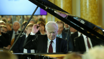 Janusz Olejniczak (w 2017 r.). Fot. PAP/Radek Pietruszka 