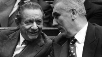 Edward Babiuch i Edward Babiuch w 1980 r. Fot. PAP/arch.