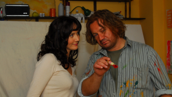 Ilona Ostrowska i Paweł Królikowski w serialu Ranczo. Fot. PAP/Afa Pixx/Krzysztof Wellman