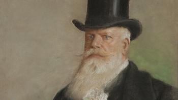 Ignacy Korwin-Milewski na portrecie Leona Wyczółkowskiego. fot. domena publiczna