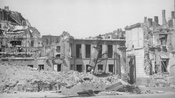 Pałac Blanka w Warszawie w 1944 r. Fot. domena publiczna