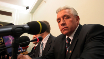 Andrzej Lepper (w 2006 roku). Fot. PAP/Tomasz Gzell