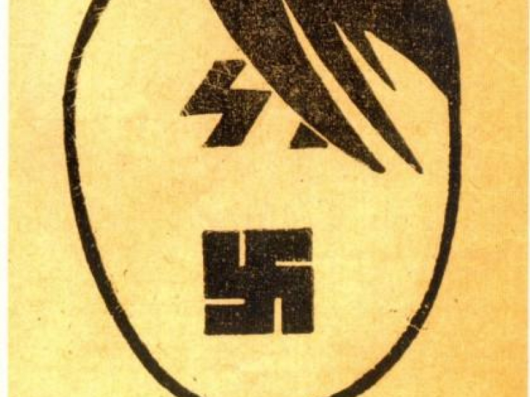 Hycler[Hitler] - rys. St.Tomaszewski ps. Miedza, 1942