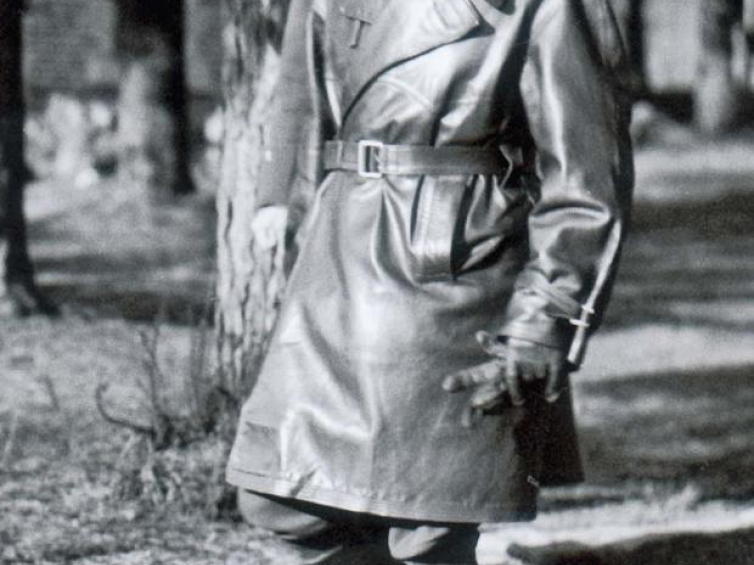 Gen. Stanisław Maczek w obozie Coëtquidan we Francji w listopadzie 1939 r. Zbiory  Muzeum Wojska Polskiego
